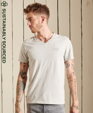 Camiseta Superdry Vintage Logo Embroidery Hombre Negros | VMR-051674