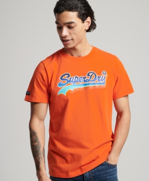 Camiseta Superdry Vintage Mini Wrap Hombre Azul Marino | AMJ-963752